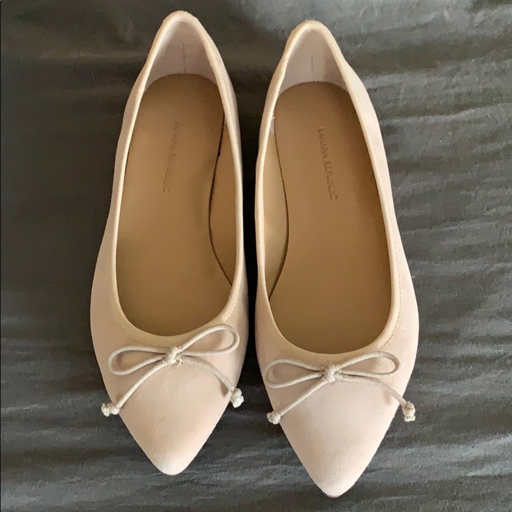 New in Box Banana Republic Pointy Toe Ball Flats